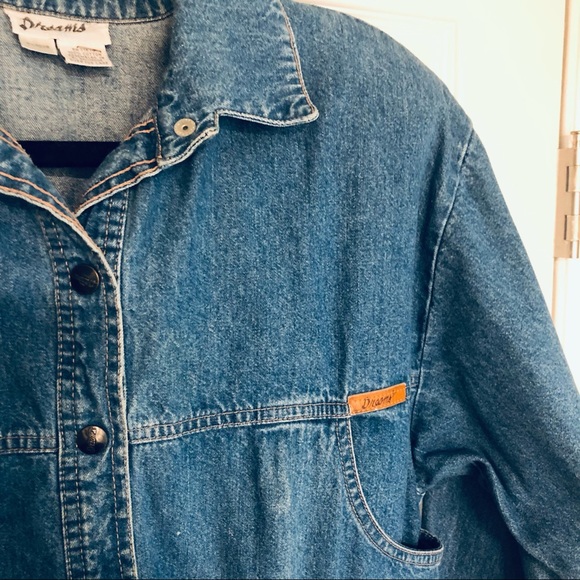 80s Denim Utility Dress - Picture 4 of 7